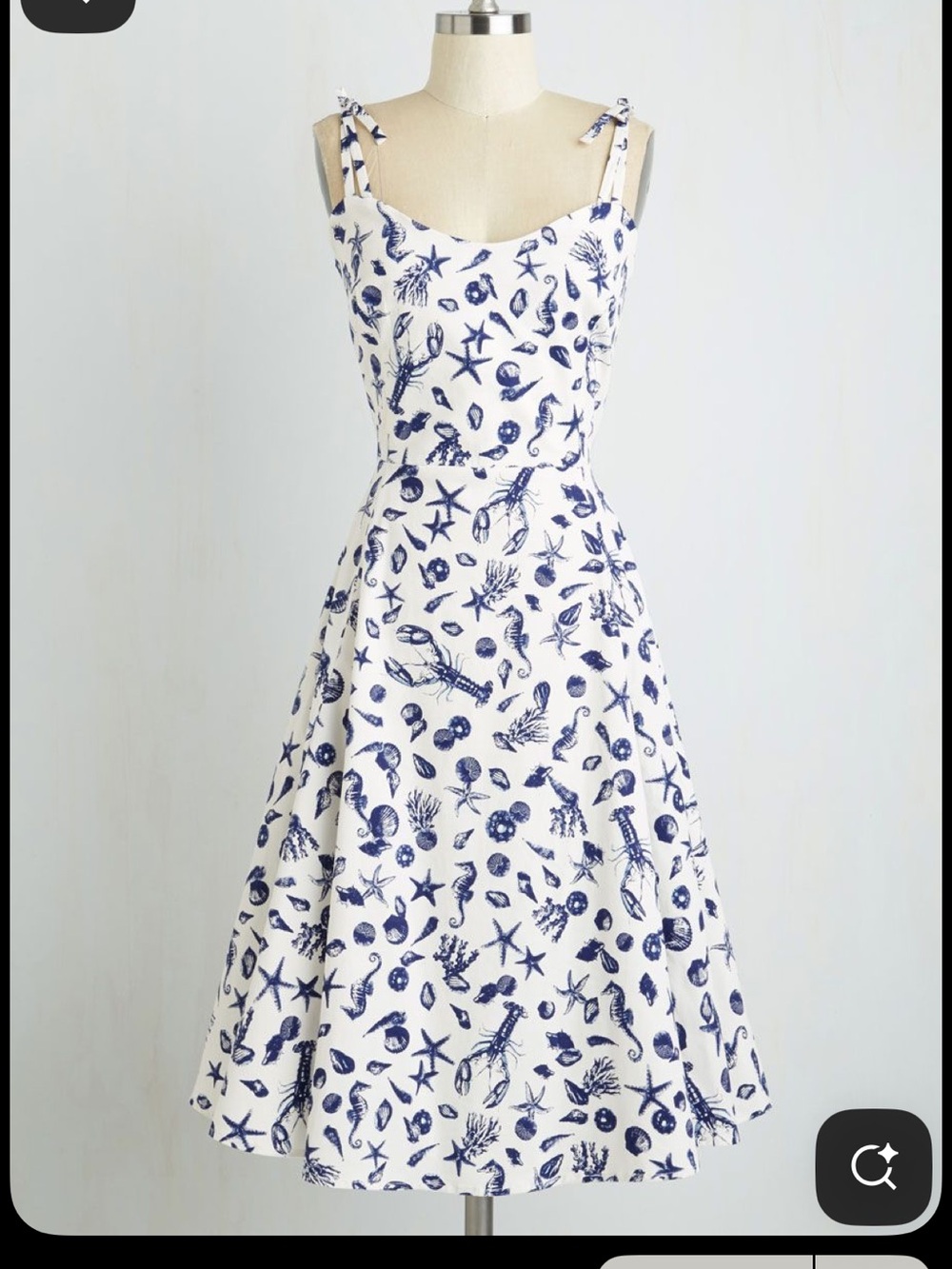 Collectif size xs uk8 sea creature dress